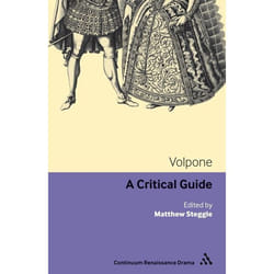 ISBN Volpone (A critical guide) livre Théatre Anglais Couverture rigide 214 pages