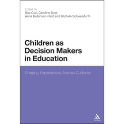 ISBN Children as Decision Makers in Education (Sharing Experiences Across Cultures) Couverture rigide