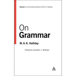 ISBN On Grammar (Volume 1) livre Anglais Couverture rigide 454 pages