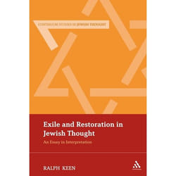 ISBN Exile and Restoration in Jewish Thought (An Essay In Interpretation) livre Anglais Couverture rigide 182 pages