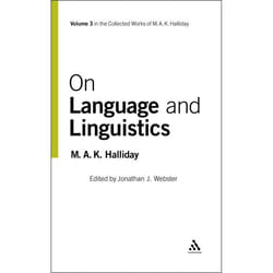 ISBN On Language and Linguistics (Volume 3) livre Anglais Couverture rigide 490 pages