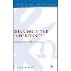 ISBN Sharing in the Inheritance (Identity and the Moral Life in Colossians) livre Anglais Couverture rigide 306 pages