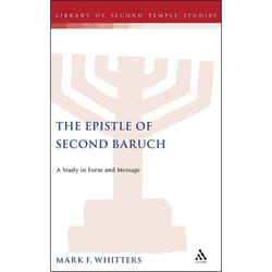 ISBN The Epistle of Second Baruch (A Study in Form and Message) livre Anglais Couverture rigide 212 pages