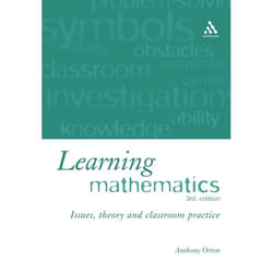 ISBN Learning Mathematics (Issues, Theory and Classroom Practice)