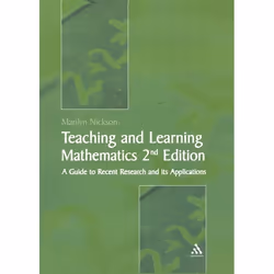 ISBN Teaching and Learning Mathematics (A Teacher's Guide to Recent Research and Its Application), Anglais, Couverture rigide ...