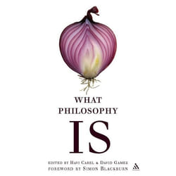 ISBN What Philosophy Is livre philosophie Anglais Livre broché 346 pages