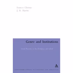 ISBN Genre and Institutions (Social Processes in the Workplace and School), Anglais, Livre broché, 272 pages