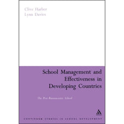 ISBN School Management and Effectiveness in Developing Countries (The Post-Bureaucratic School)