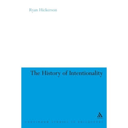 ISBN The History of Intentionality livre philosophie Anglais Couverture rigide