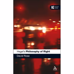 ISBN Hegel's 'Philosophy of Right' (A Reader's Guide), Anglais, Couverture rigide, 176 pages