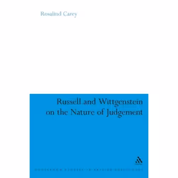 ISBN Russell and Wittgenstein on the Nature of Judgement, philosophie, Anglais, Couverture rigide, 160 pages