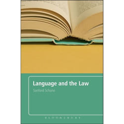 ISBN Language and the Law (With a Foreword by Roger W. Shuy) Couverture rigide