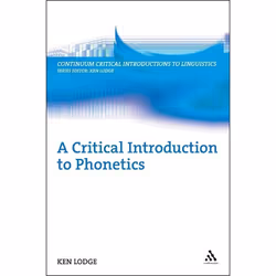 ISBN A Critical Introduction to Phonetics, référence & langage, Anglais, Couverture rigide, 264 pages