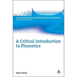 ISBN A Critical Introduction to Phonetics livre référence & langage Anglais Couverture rigide 264 pages