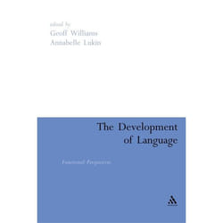 ISBN The Development of Language (Functional Perspectives on Species and Individuals)