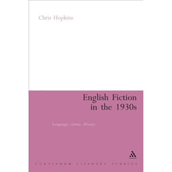 ISBN English Fiction in the 1930s (Language, Genre, History) livre Anglais Couverture rigide 192 pages