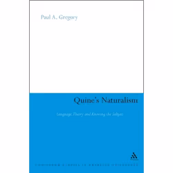 ISBN Quine's Naturalism (Language, Theory and the Knowing Subject), philosophie, Anglais, Couverture rigide, 156 pages