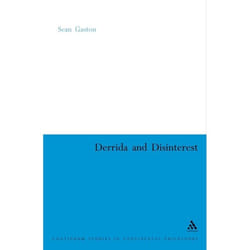 ISBN Derrida and Disinterest livre philosophie Anglais Livre broché 192 pages