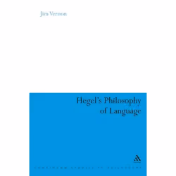 ISBN Hegel's Philosophy of Language, philosophie, Anglais, Couverture rigide, 170 pages
