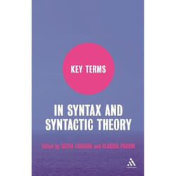 ISBN Key Terms in Syntax and Syntactic Theory livre Anglais Couverture rigide 280 pages