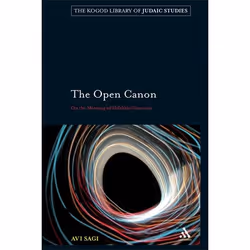ISBN The Open Canon (On the Meaning of Halakhic Discourse), Anglais, Livre broché, 242 pages