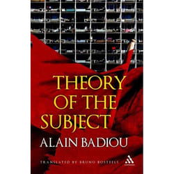 ISBN Theory of the Subject Couverture rigide