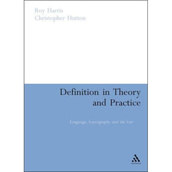 ISBN Definition in Theory and Practice (Language, Lexicography and the Law) Couverture rigide