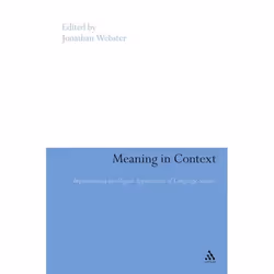 ISBN Meaning in Context (Implementing Intelligent Applications of Language Studies), Anglais, Couverture rigide, 320 pages