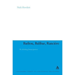 ISBN Badiou, Balibar, Ranciere (Re-thinking Emancipation) livre philosophie Anglais Couverture rigide
