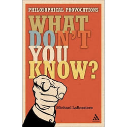 ISBN What Don't You Know? (Philosophical Provocations) livre Anglais Couverture rigide 208 pages