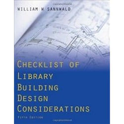 ISBN Checklist of Library Building Design Considerations livre Art & design Anglais 288 pages