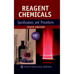 Reagent Chemicals, AMERICAN CHEMICAL SOCIETY, COMMITTEE ON ANALYTICAL REAGENTS// REAGENT CHEMICALS: AMERICAN CHEMICAL SOCIETY SPECIFICATIONS