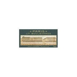 ISBN Paris: Les Boulevards livre Voyage Anglais Couverture rigide