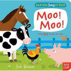 Allen &amp; Unwin Can You Say it Too? Moo Moo, Anglais, 12 pages