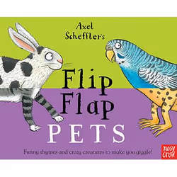 Allen & Unwin Axel Scheffler's Flip Flap Pets, Anglais, Couverture rigide, 28 pages
