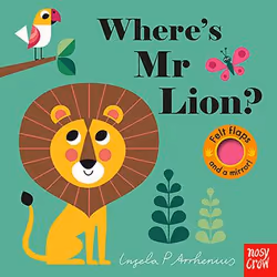 Allen &amp; Unwin Where's Mr Lion? (Felt Flaps), Anglais, 12 pages
