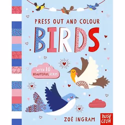 Allen &amp; Unwin Press Out and Colour: Birds, Anglais, 24 pages