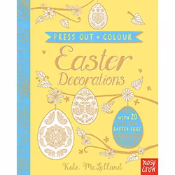 Allen & Unwin Press Out and Colour: Easter Decorations, Anglais, Couverture rigide, 24 pages