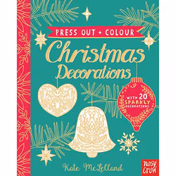 Allen & Unwin Press Out and Colour: Christmas Decorations, Anglais, Couverture rigide, 24 pages