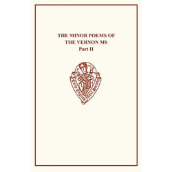 ISBN The Minor Poems of The Vernon MS II livre
