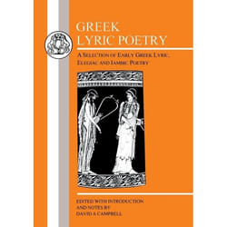 ISBN Greek Lyric Poetry