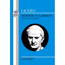 ISBN Cicero: Murder at Larinum (Selections from the Pro Cluentio), référence & langage, Anglais, Livre broché, 111 pages