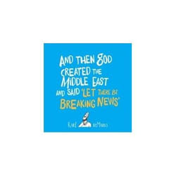 ISBN Then God Created the Middle East & Said 'Let There Be Breakin livre Humoristique Anglais