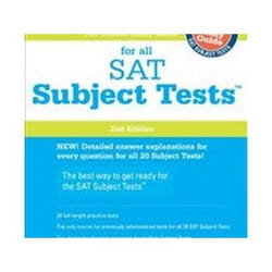 ISBN Official Study Guide for All SAT Subject Tests livre Éducatif Anglais