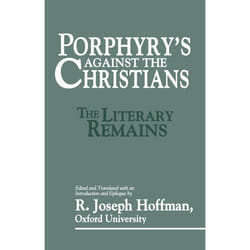 ISBN Porphyry’s Against the Christians livre Couverture rigide
