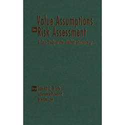 ISBN Value Assumptions in Risk Assessment livre Anglais Livre broché 166 pages