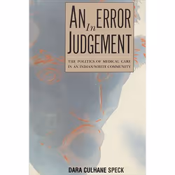 Talonbooks An Error in Judgement, Anglais, Livre broché, 280 pages