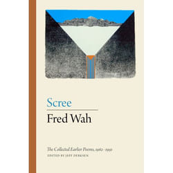 Talonbooks Scree livre poésie Anglais Couverture rigide