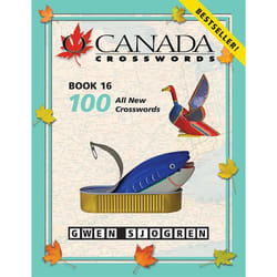 ISBN O Canada Crosswords Book 16