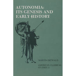 ISBN Autonomia Its Genesis and Early History livre
